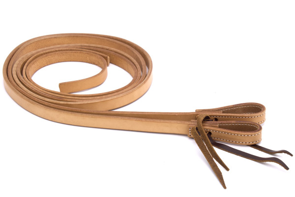 Split Reins Westernzügel, light oiled, Breite 5/8,16 mm, waterloop