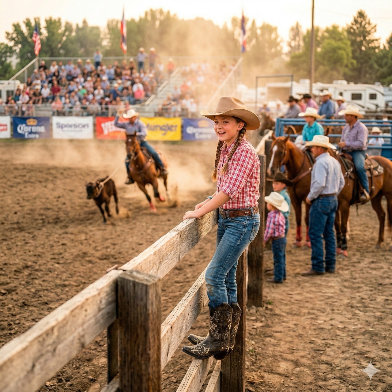 Cowboy boots for children CF8222, vintage