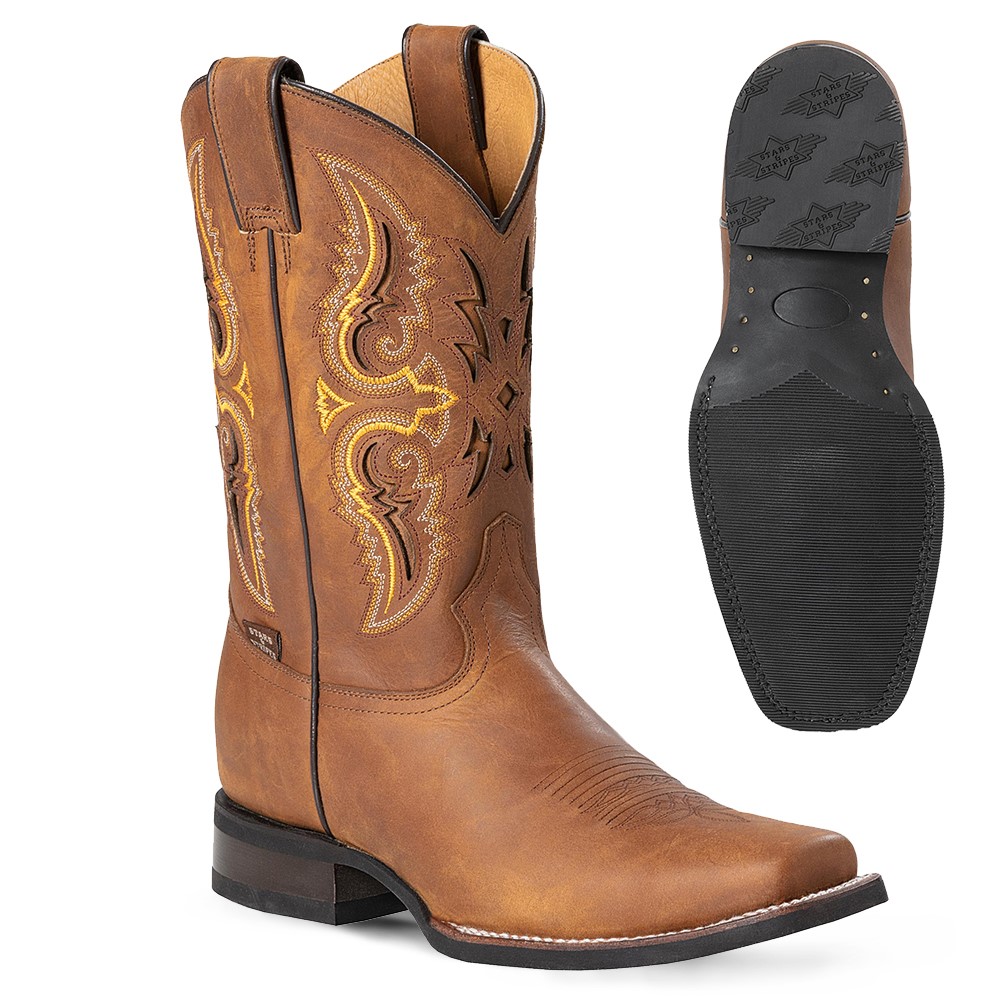 Westernstiefel WB-60, camel