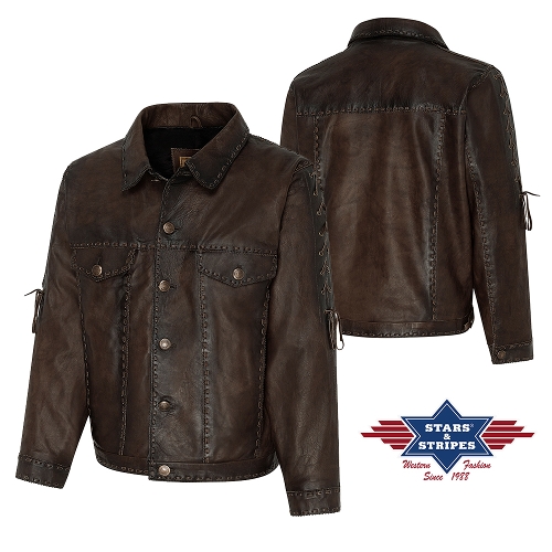 Western leather jacket ROWDY