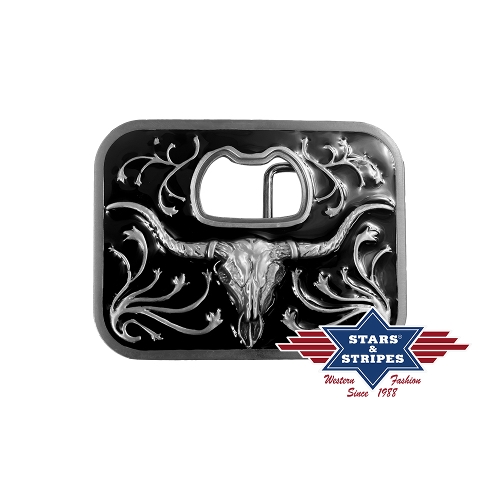 Westernbuckle Gürtelschnalle Longhorn