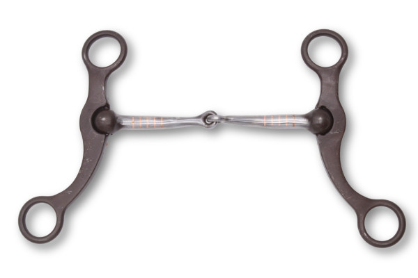 Show Snaffle Bit Shanks, einfach gebrochen, 13,5 cm