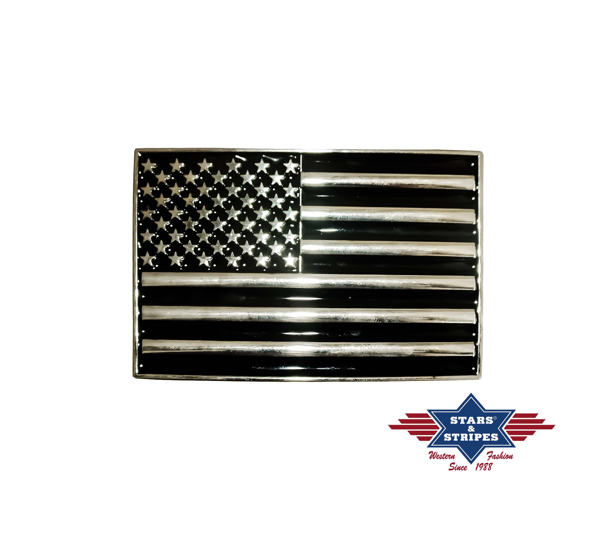 Westernbuckle belt buckle US flag