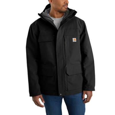 Insulated traditional coat with water-repellent finish and Wind Fighter technology