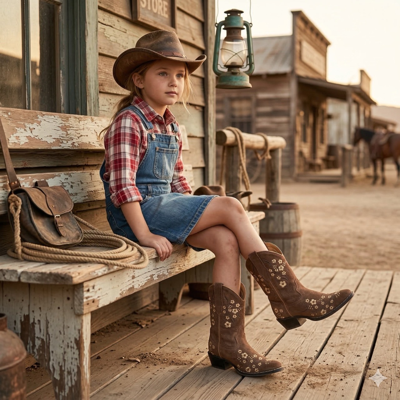 Girls' cowboy boots "Wildflower"