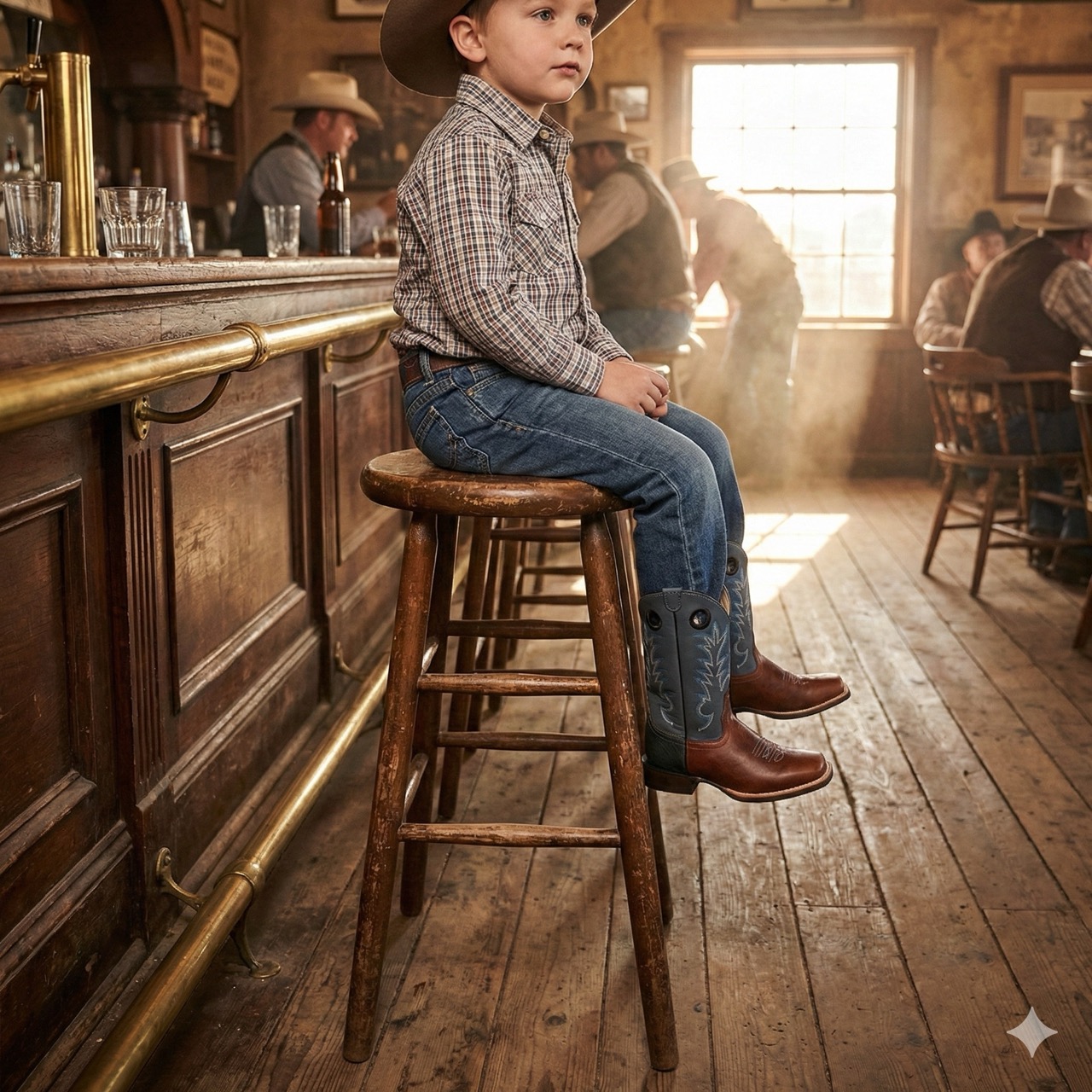 Western boots for children 8208