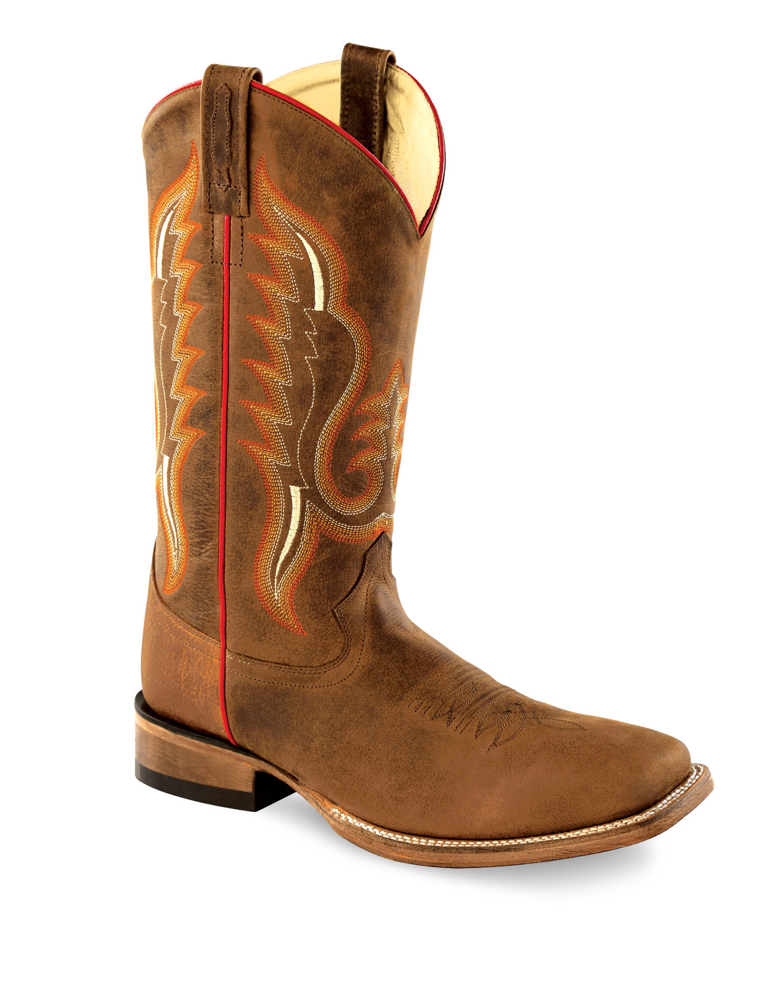Cowboy boots men BSM1852, brown-copper
