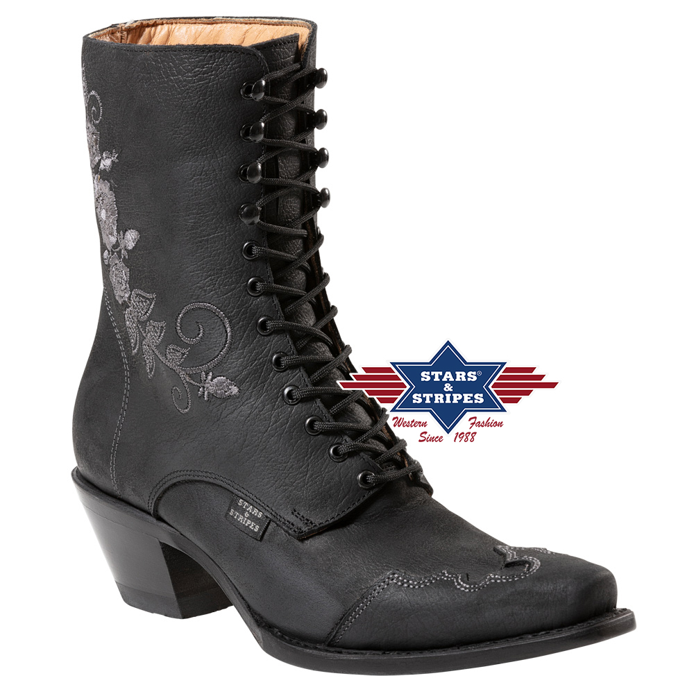 Cowboystiefel Line Dance Stiefel ROSIE BLACK