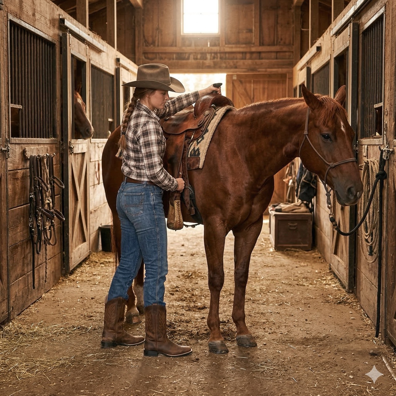 Kovbojské boty dámské 18120E, hnědé