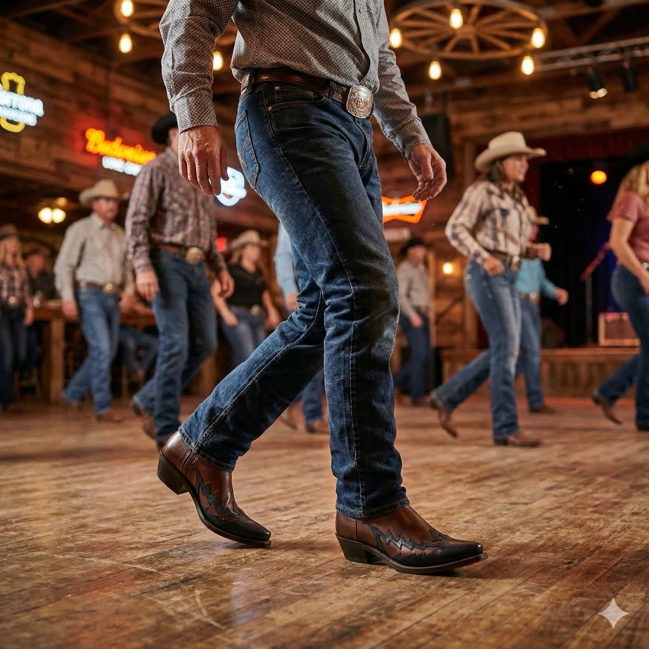 Cowboystiefel Line Dance Stiefel MF1511 Herren