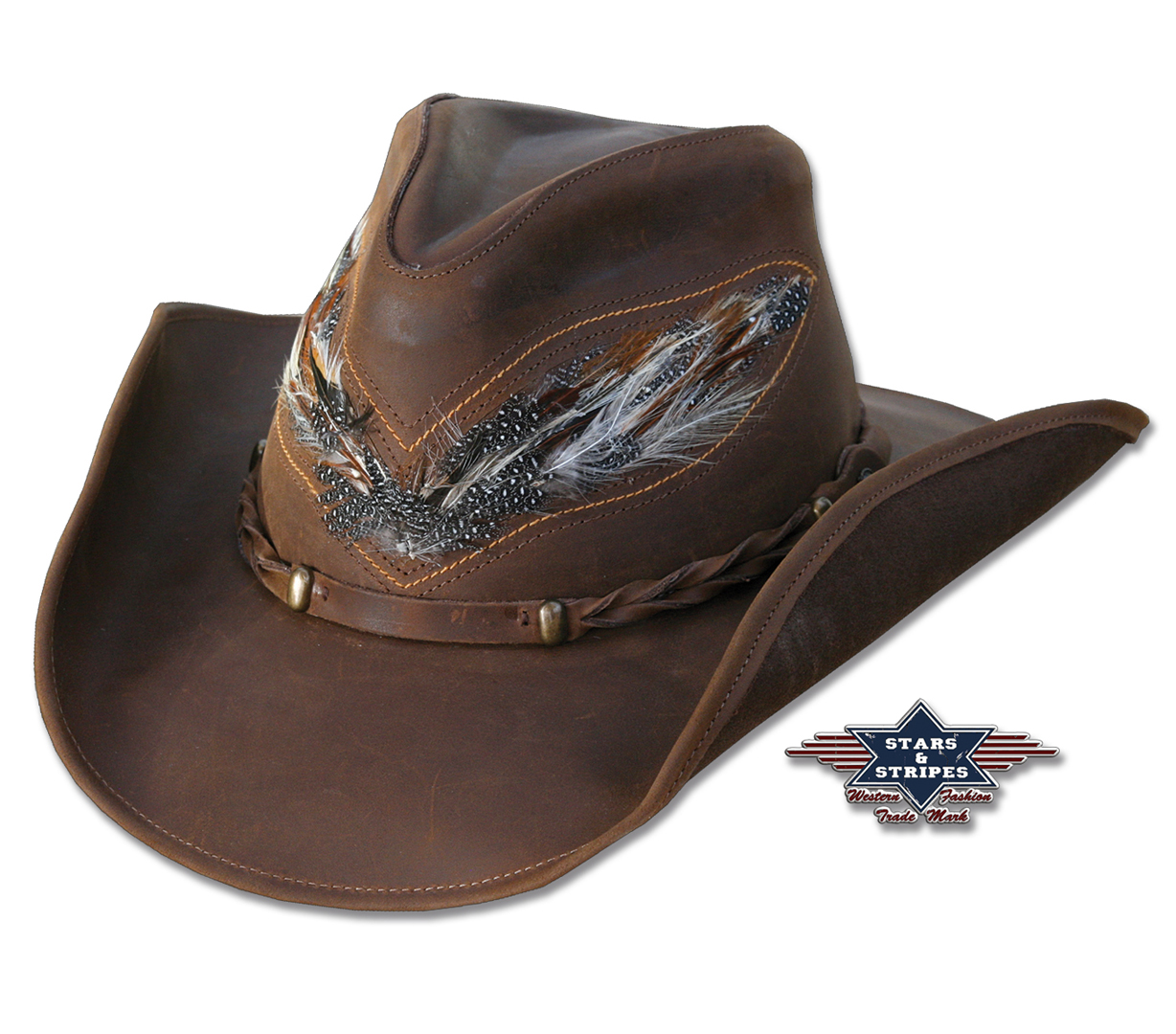 Kovbojský klobouk Westernový klobouk OUTBACK