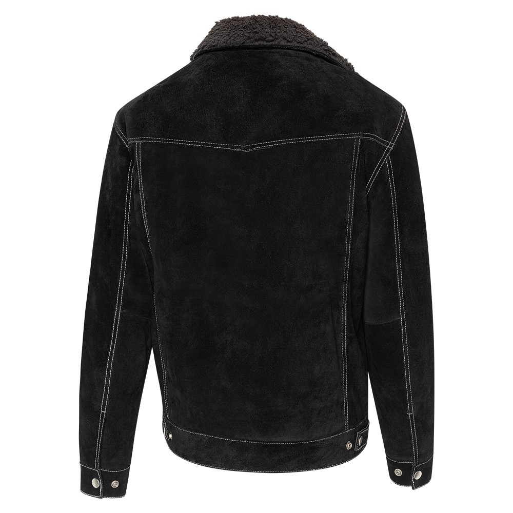 Western suede jacket HUNTER black