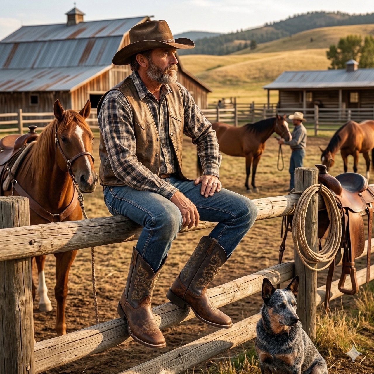 Cowboy boots men 5708 Bannack