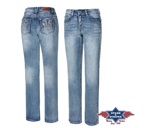 Westernjeans Bootcut-Jeans LEXI Damen Neues Modell