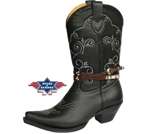 Cowboy boots boot straps SB-13