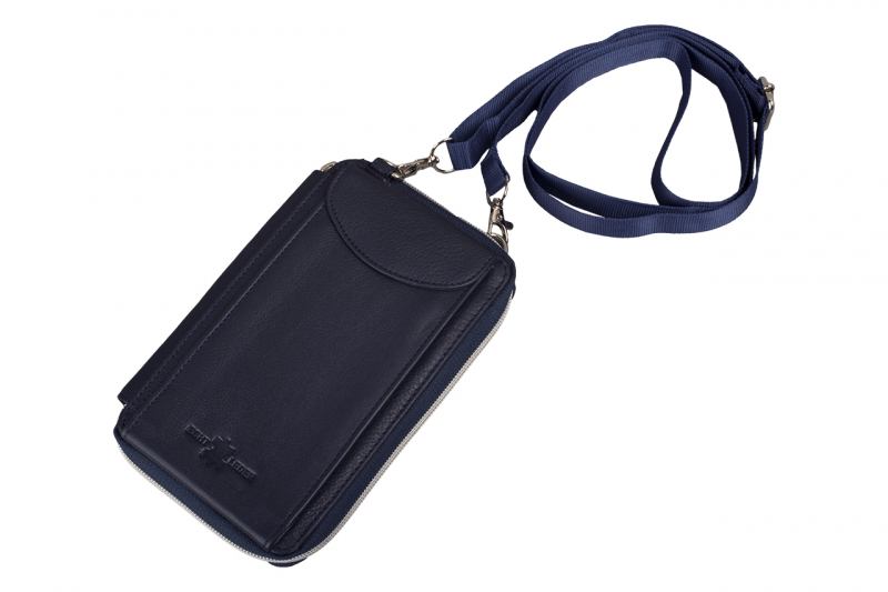 Smartphone Umhängetasche mit 6 Kartenfächern, Kleingeldfach 