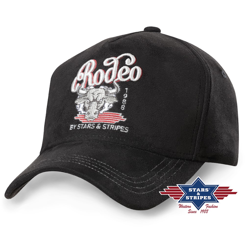 Western Trucker Cap Rodeo schwarz