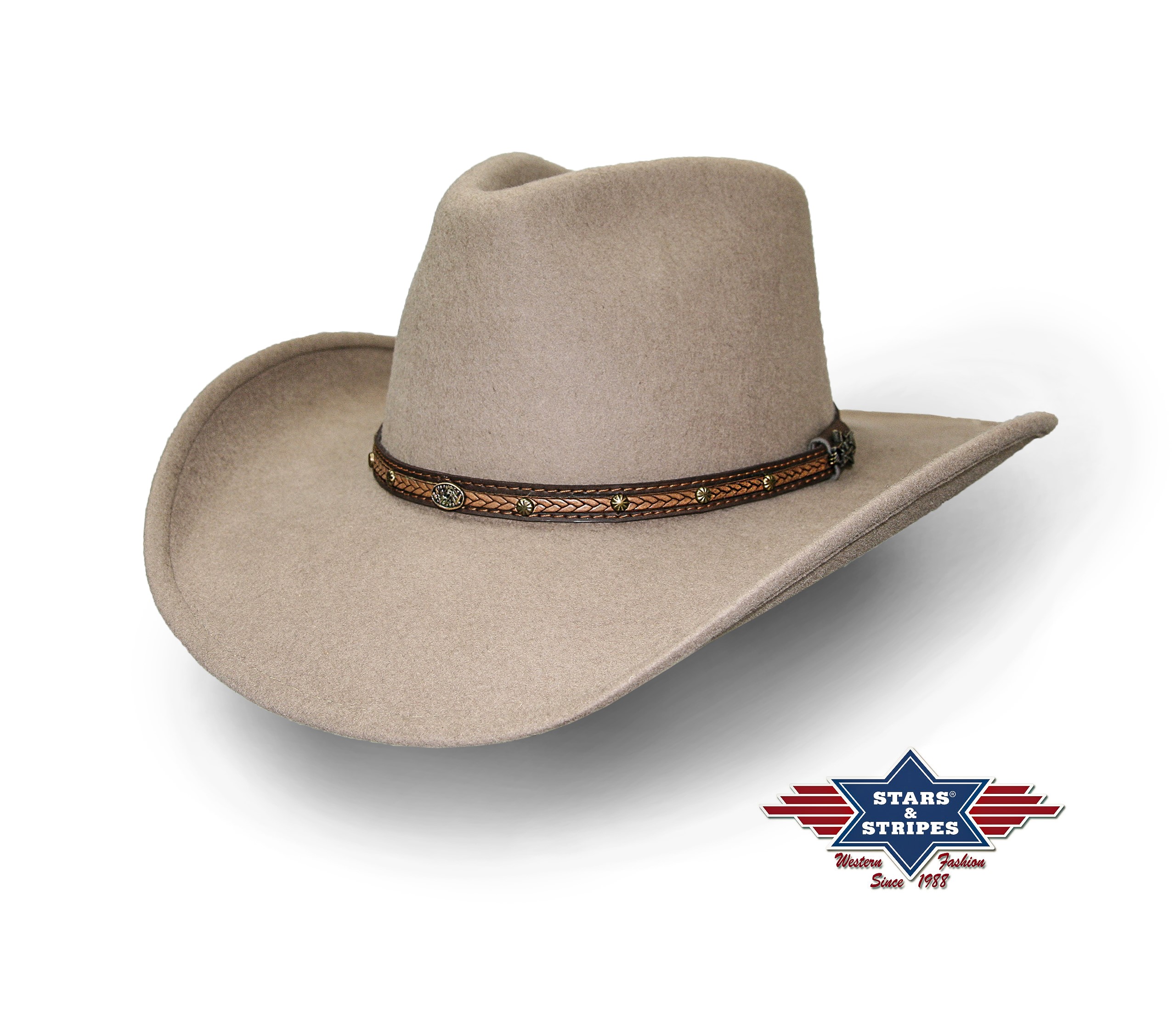 Kovbojský klobouk Westernový klobouk Laredo sand