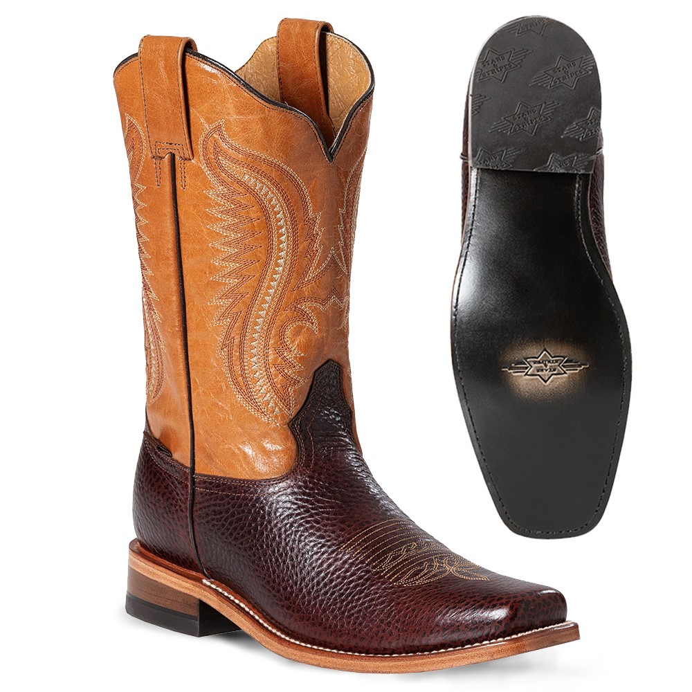 Western boot WB-52, camel-brown