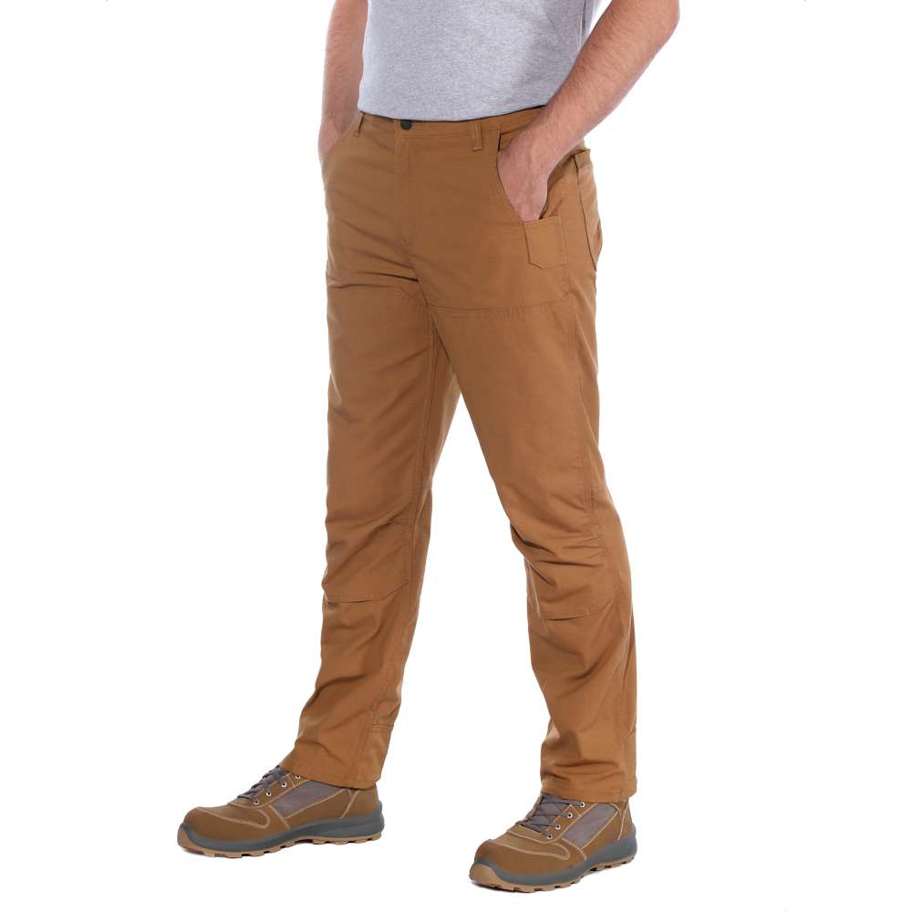Double Front Work Trousers Relaxed Fit For Men