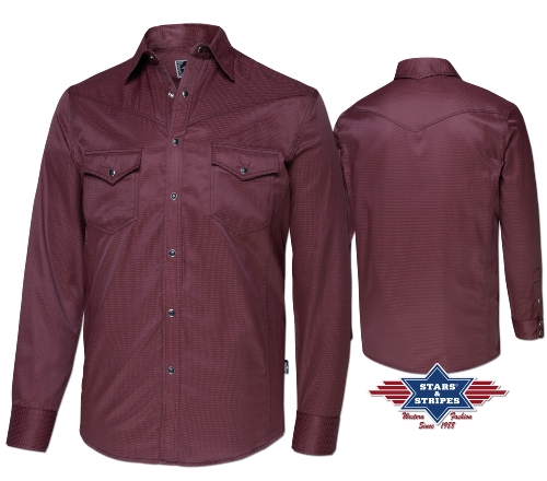 Westernhemd CORBIN Herren, rotbraun