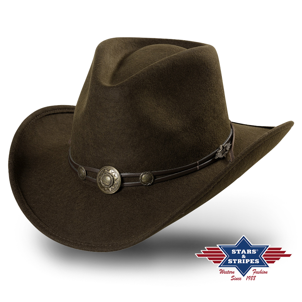 Cowboy hat Western hat IDAHO BROWN