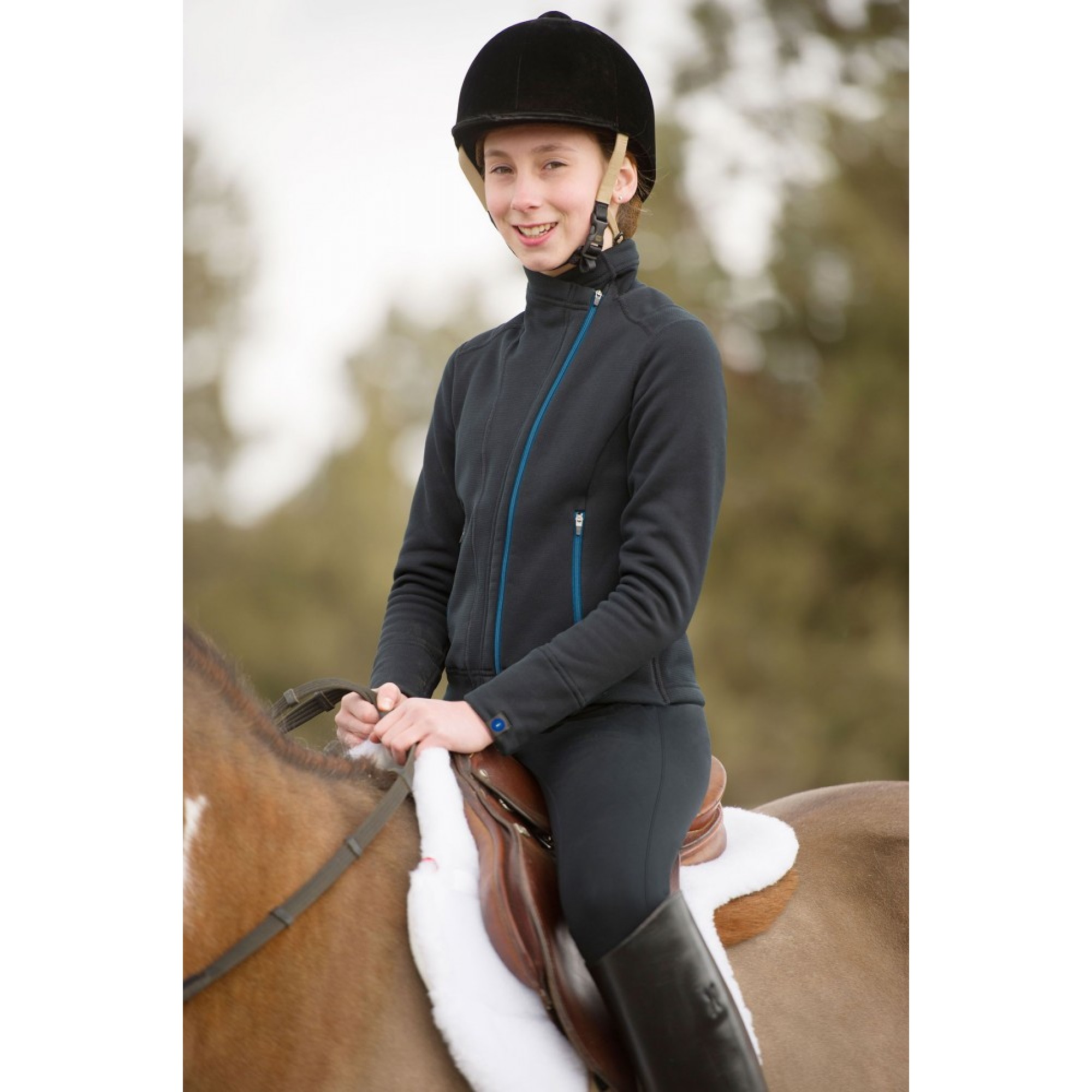 Wind Pro® softshell breeches with knee patches *children