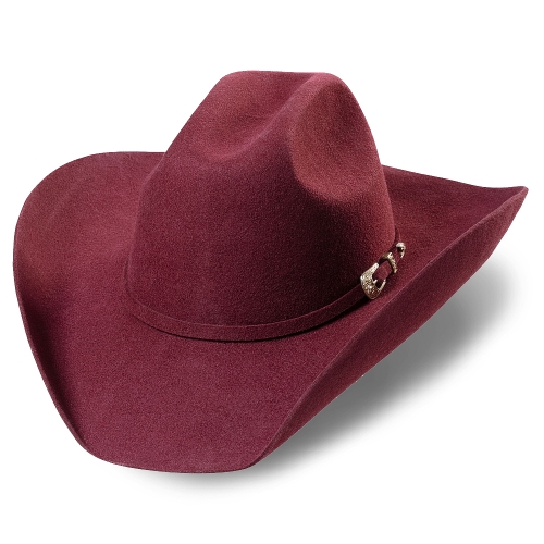 Cowboyhut Westernhut WYOMING burgundy