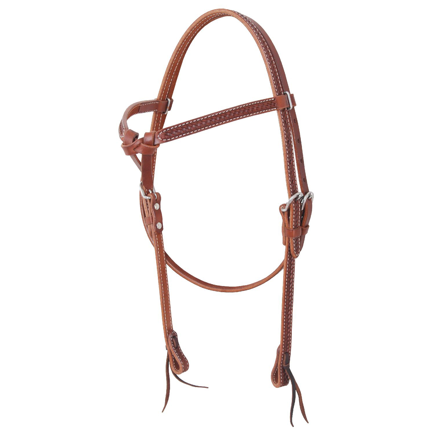 Western snaffle with basket stamping