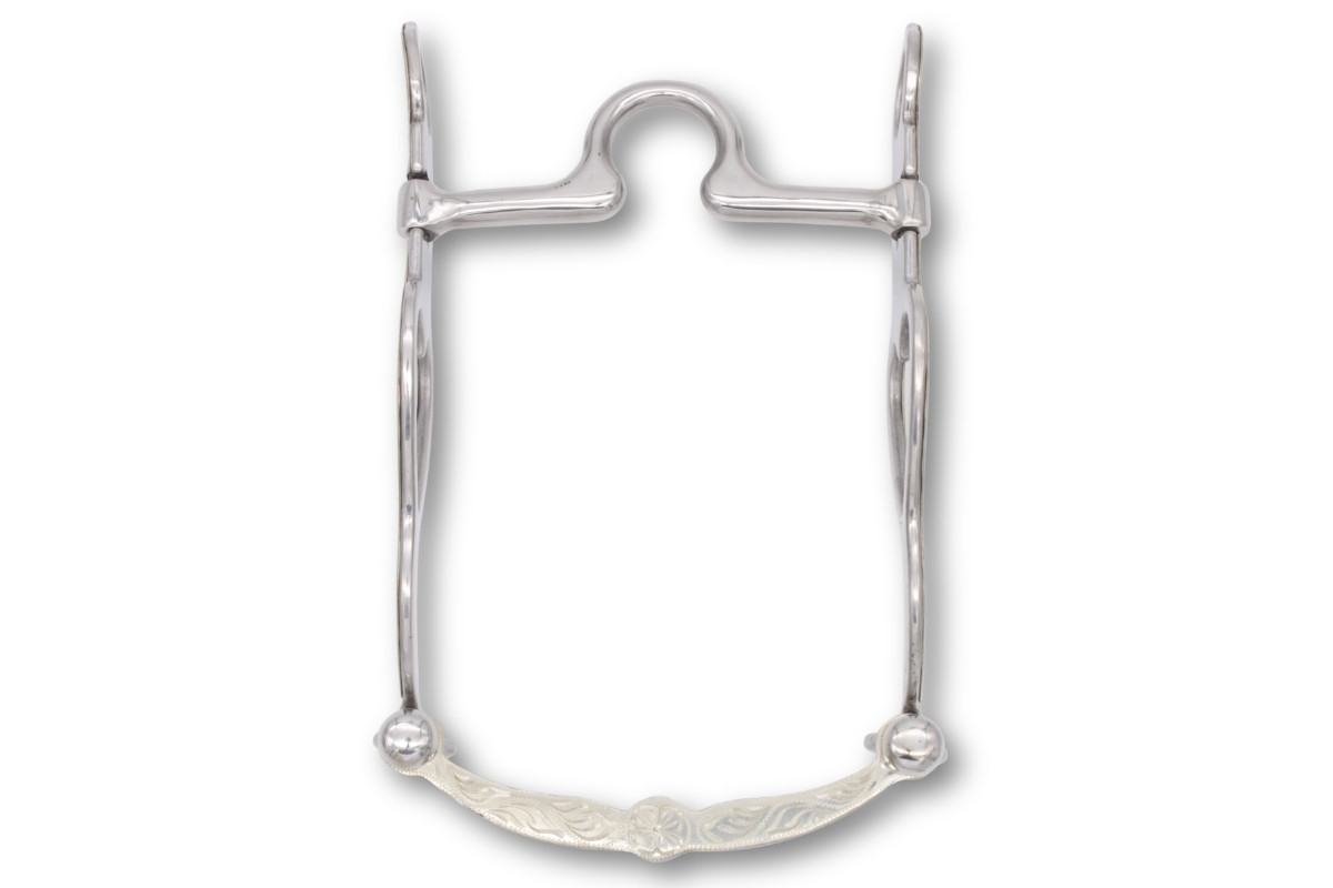 Western Kandare, Spade Bit, 11,5 cm, Curb Bit