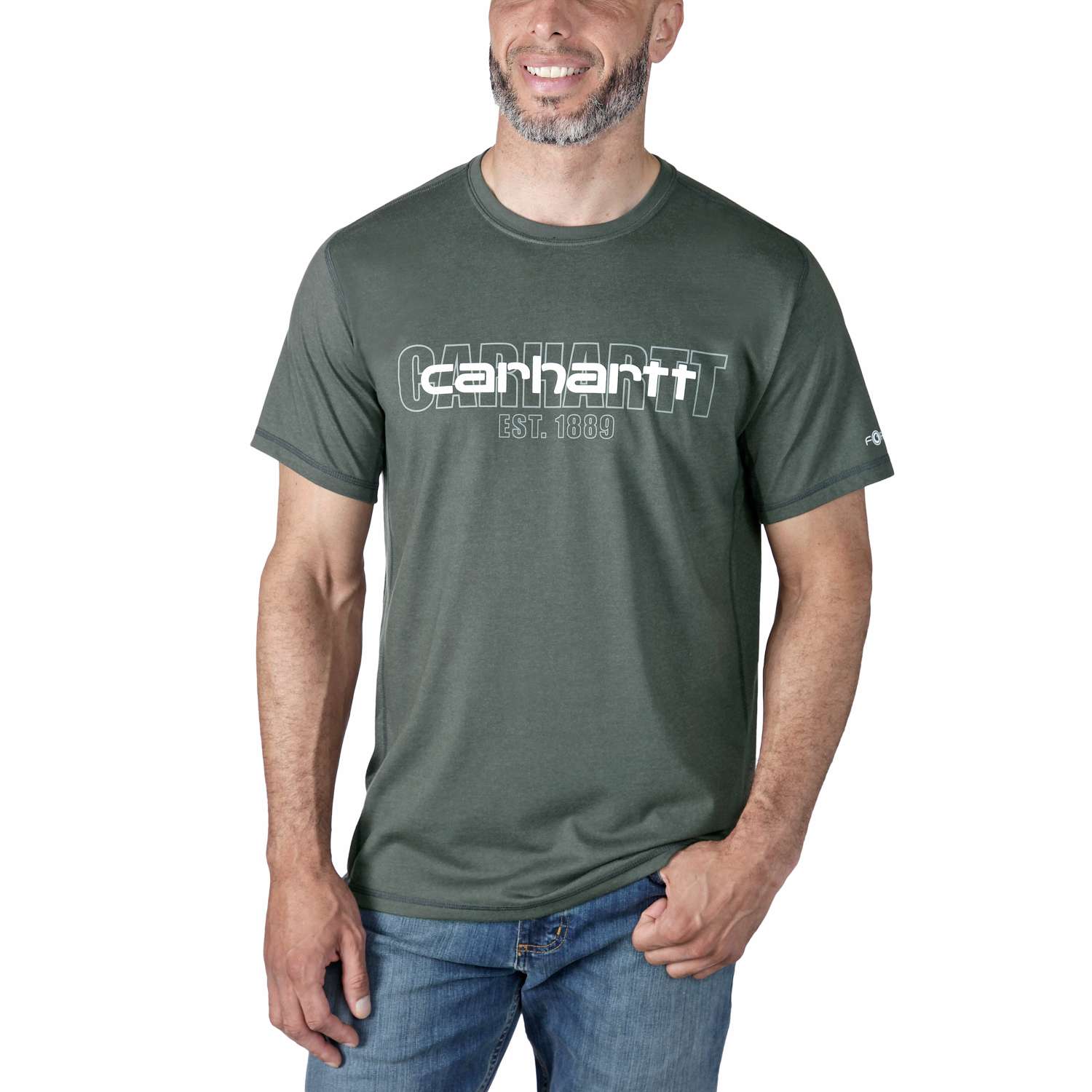 Herren Force™ T-Shirt mit Carhartt Print