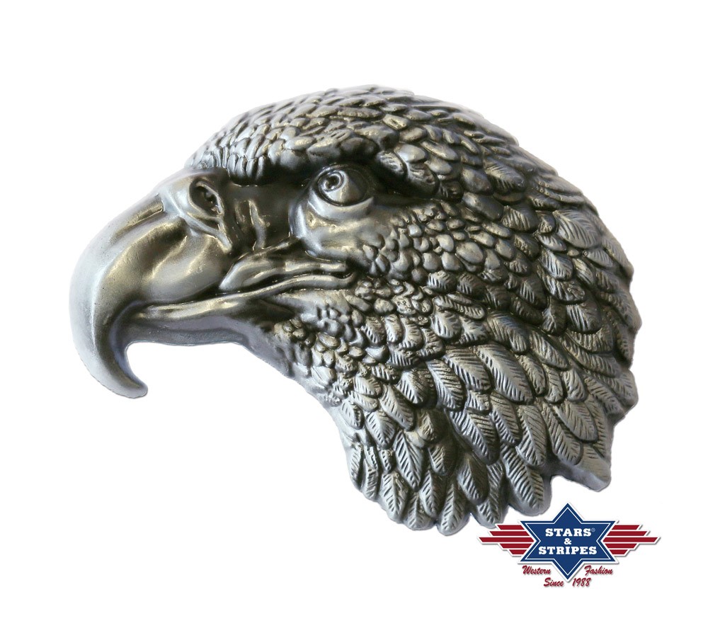 Western buckle belt eagle head