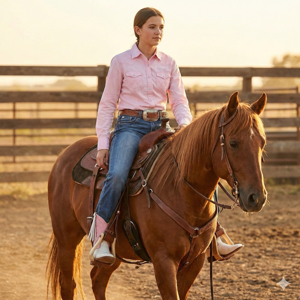 Cowboy boots for children BRC2016 "Ruby"
