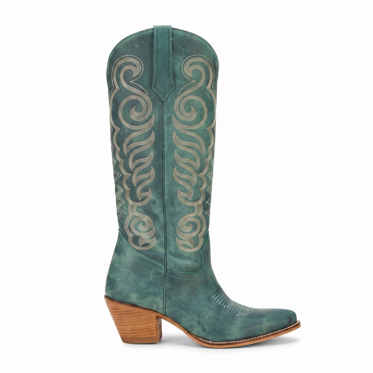 Myra Bag Nalejandra Stiefel in Tief Türkis
