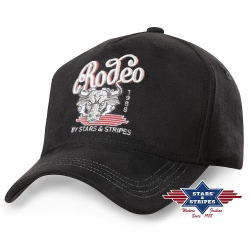 Western trucker cap RODEO, black